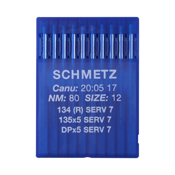 Иглы Schmetz 134 SERV7 №80/12 (уп.10шт)0