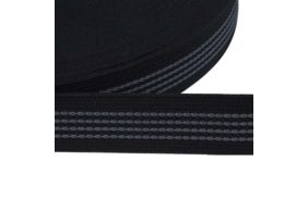 резинка тканая с латексом 3*4 цв черный 025мм (уп 25м) ekoflex купить по 42.4 для тактического снаряжения в Ижевске 