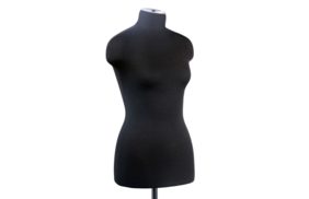 манекен женский р44 (88-68,8-96) твёрдый цв чёрный ост купить по цене 4650 руб - в интернет-магазине Веллтекс | Ижевск
