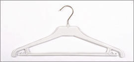 вешалка костюм 410*10мм с перекл. цв белый (уп 130шт) с-025 купить по цене 27 руб - в интернет-магазине Веллтекс | Ижевск
