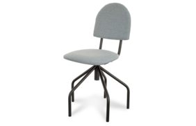 стул для швеи квета поворотный №10 кз№ ткань серая купить по цене 4750 руб - в интернет-магазине Веллтекс | Ижевск
